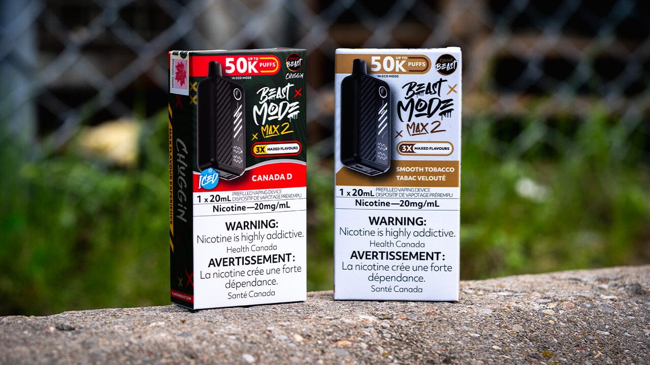 New Flavours Alert: Flavour Beast Beast Mode Max 2 Canada D & Smooth Tobacco Now at VapeMeet