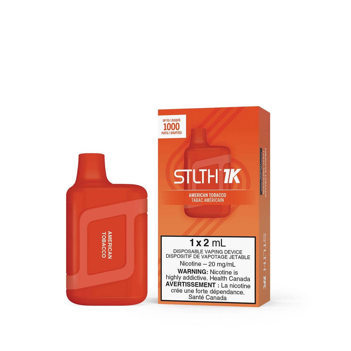 STLTH 1K American Tobacco Disposable Vape VapeMeet STLTH 1K American Tobacco Disposable Vape VapeMeet