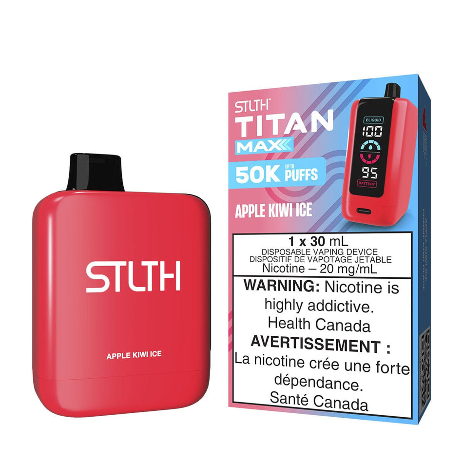 STLTH Titan Max Apple Kiwi Ice Disposable Vape Disposable STLTH