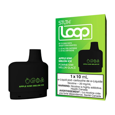 STLTH Loop Apple Kiwi Melon Ice Disposable Vape Pod Disposable Loop