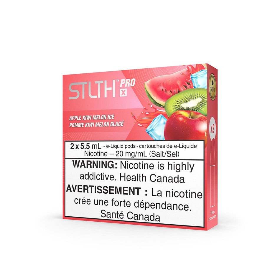 STLTH Pro X Apple Kiwi Melon Ice Vape Pods Pre-Filled Pod STLTH