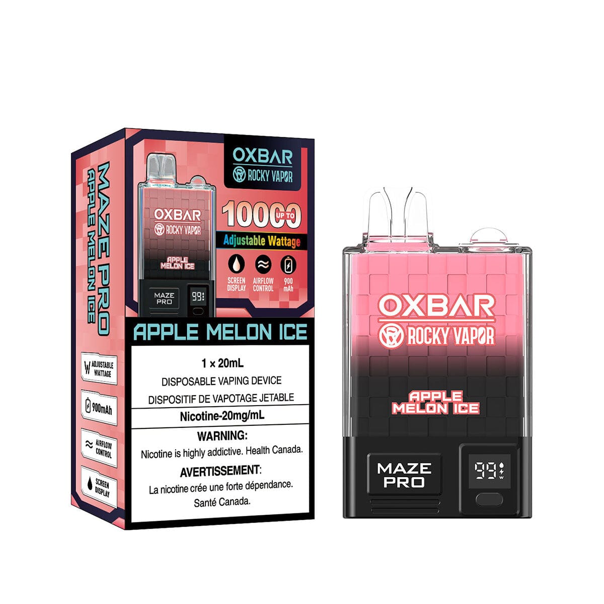 Oxbar Maze Pro Apple Melon Ice Disposable Vape Pen Disposable Oxbar