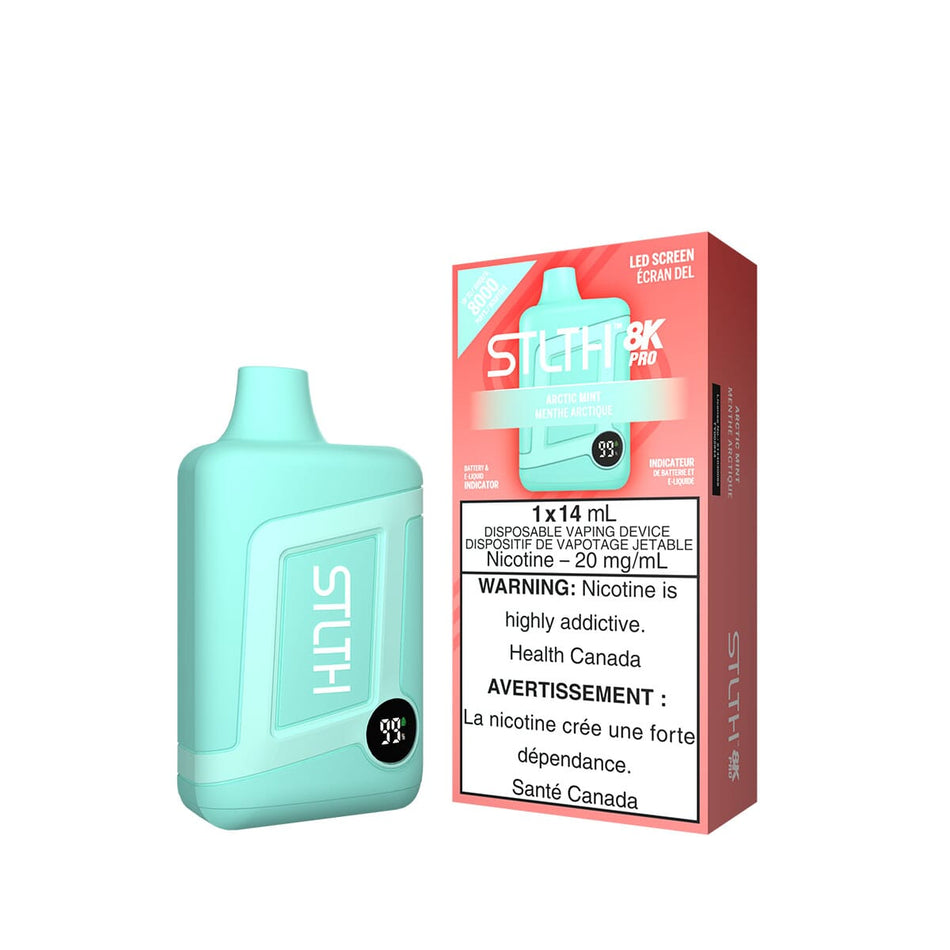 STLTH 8K Pro Arctic Mint Disposable Vape Pen Disposable STLTH