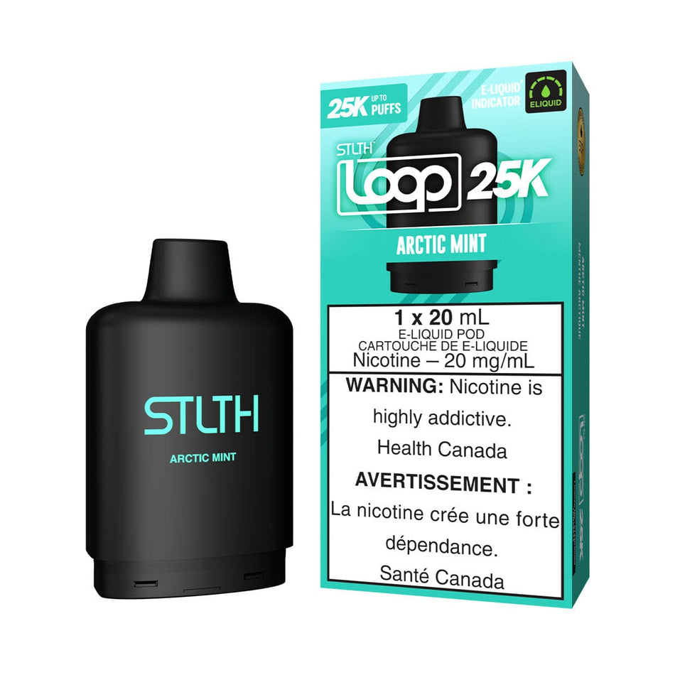 STLTH Loop 25K Arctic Mint Disposable Vape Pod Disposable STLTH