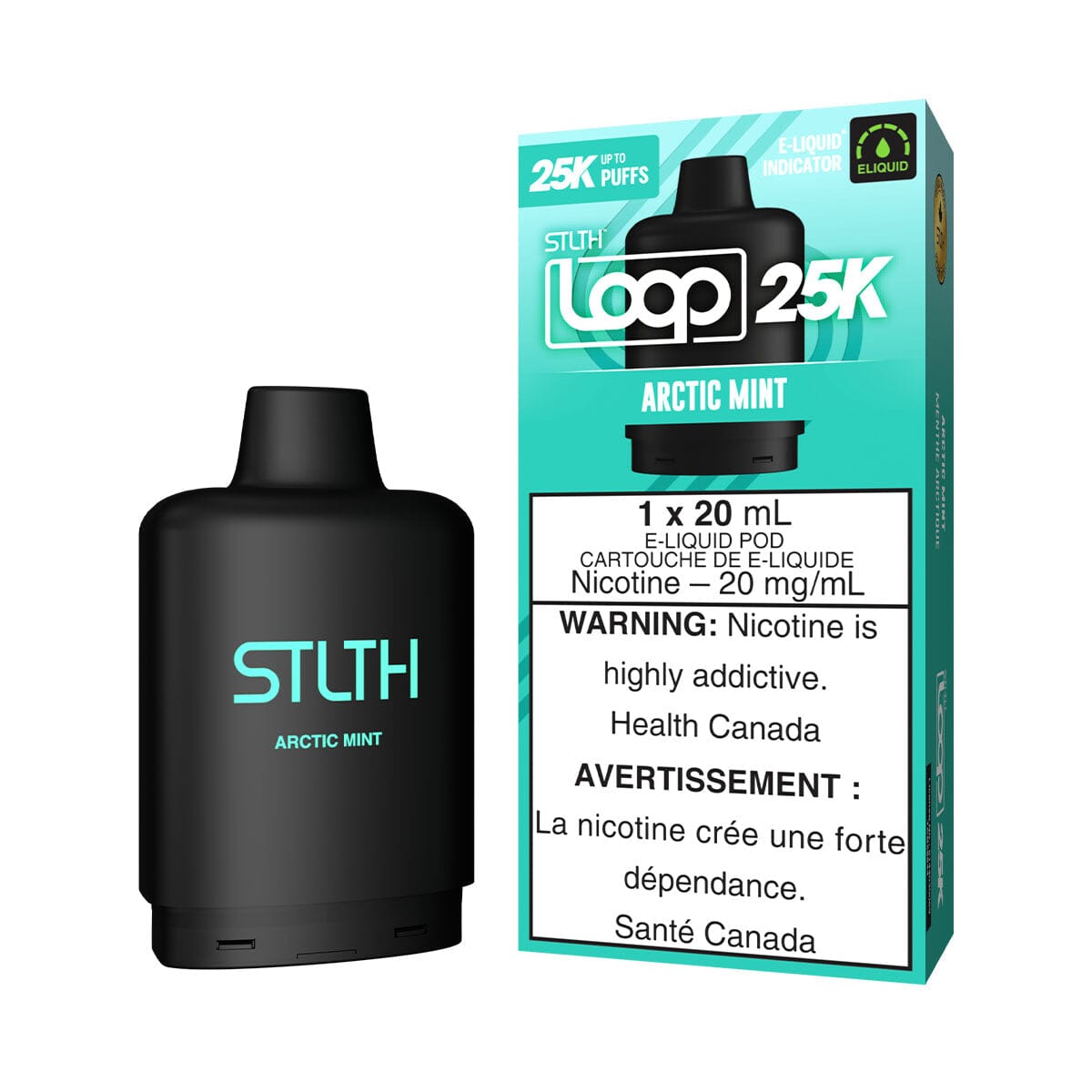 arctic disposable vape STLTH Loop 25K Arctic Mint Vape Pod – VapeMeet