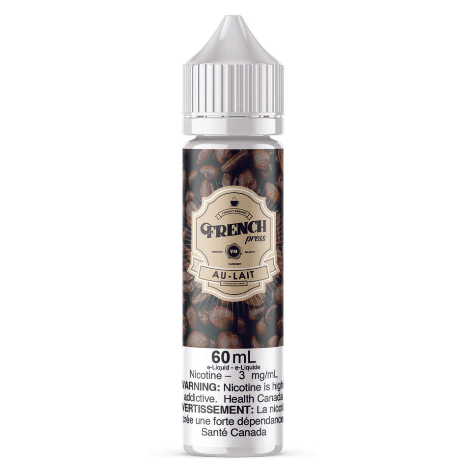 French Press Au-Lait E Liquid E-Liquid French Press 60mL 3mg/mL