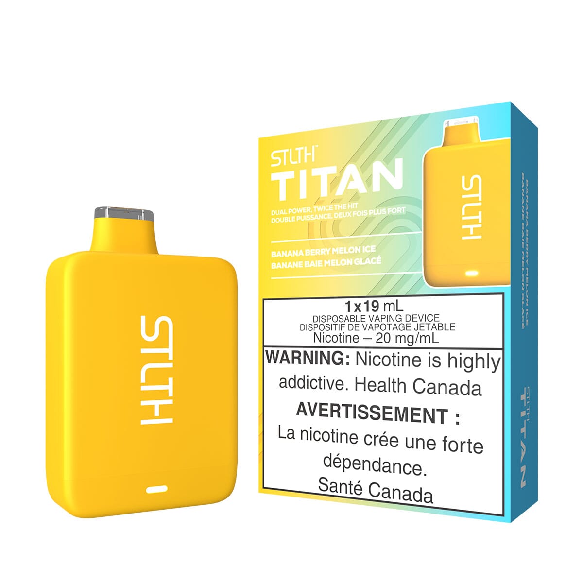 STLTH Titan Banana Berry Melon Ice Disposable Vape Pen Disposable STLTH