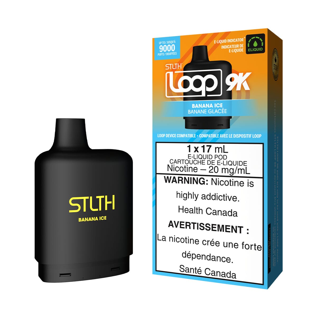 STLTH Loop 2 Banana Ice Disposable Vape Pod Disposable Loop 2