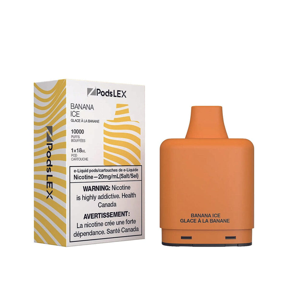 Z Pods LEX Banana Ice Disposable Vape Pod Disposable Z Pods