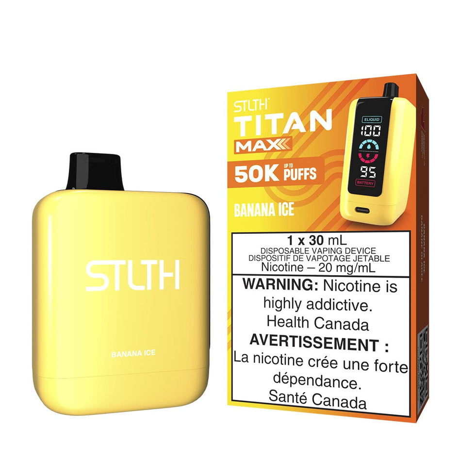 STLTH Titan Max Banana Ice Disposable Vape Disposable STLTH