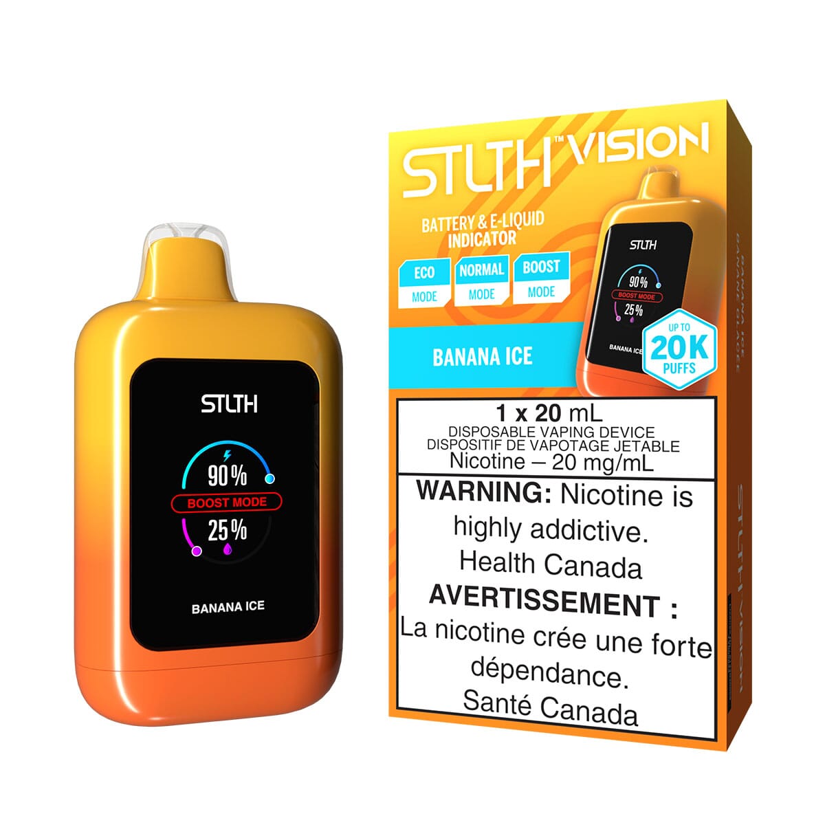 STLTH Vision Banana Ice Disposable Vape Disposable STLTH