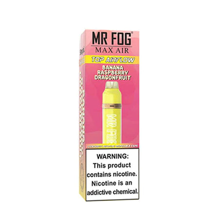 Mr. Fog Max Air Banana Raspberry Dragon Fruit Disposable Vape Pen Disposable Mr. Fog Max Air