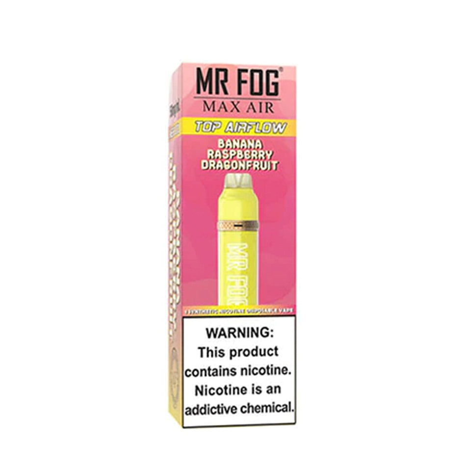 Mr. Fog Max Air Banana Raspberry Dragon Fruit Disposable Vape Pen Disposable Mr. Fog Max Air