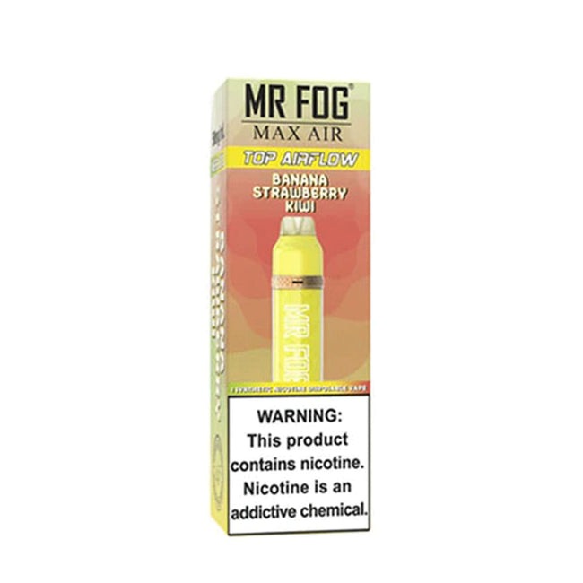 Mr. Fog Max Air Banana Strawberry Kiwi Disposable Vape Pen Disposable Mr. Fog Max Air 