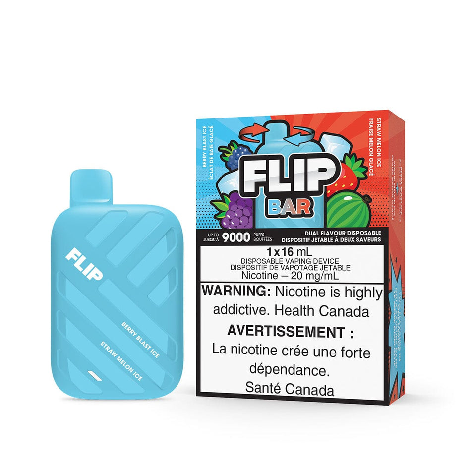 Flip Bar Berry Blast Ice And Straw Melon Ice Disposable Vape Pen Disposable Flip Bar