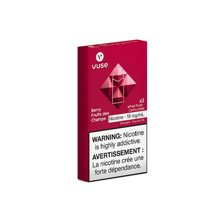Vuse Berry Vape Pods Pre-filled Pod Vuse