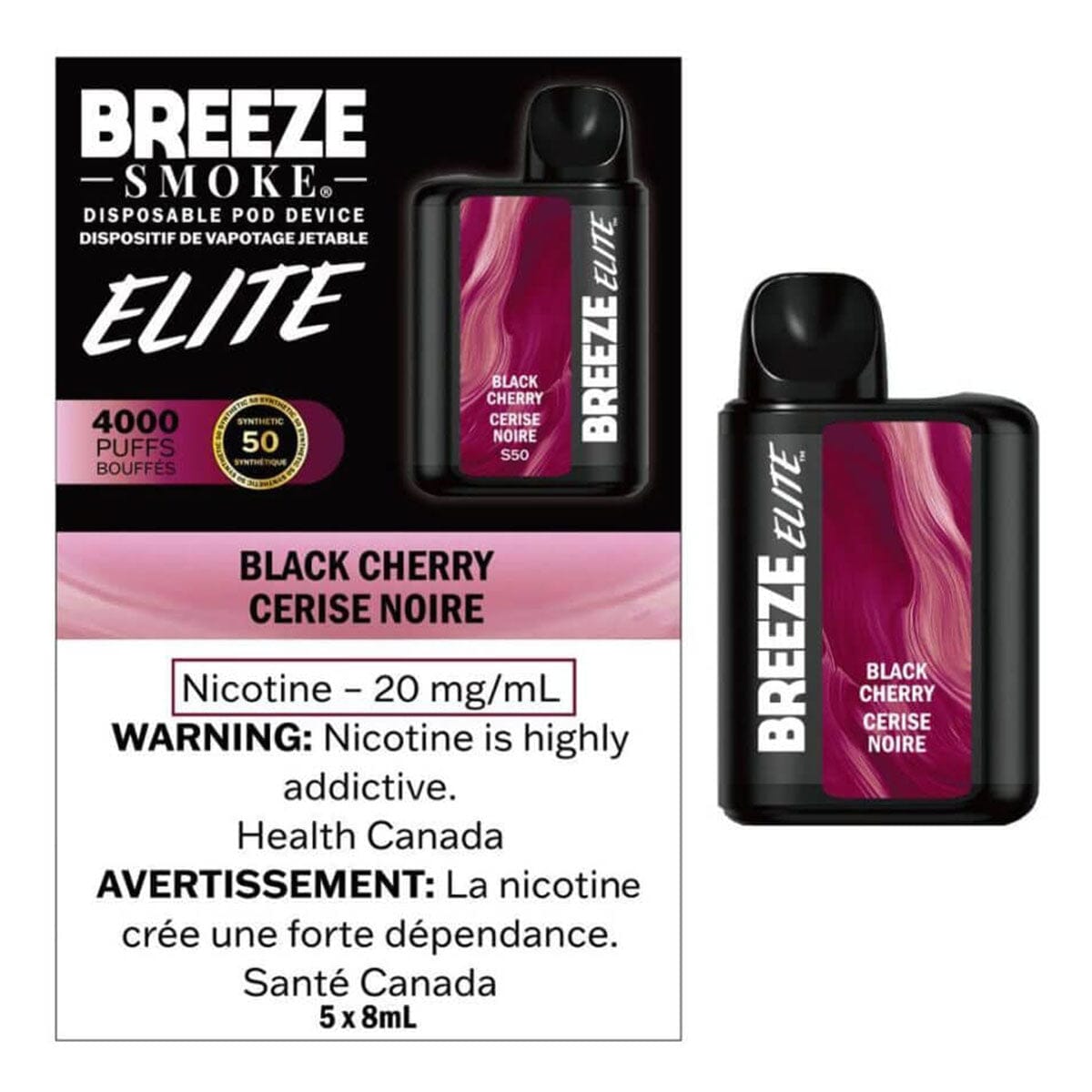 Breeze Elite 4000 Black Cherry Disposable Vape Pen | VapeMeet Breeze Elite 4000 Black Cherry Disposable Vape Pen | VapeMeet