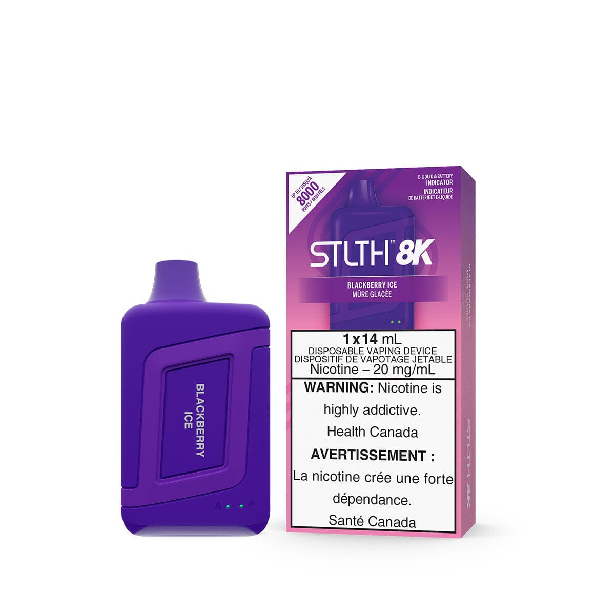 STLTH 8K Blackberry Ice Disposable Vape | VapeMeet