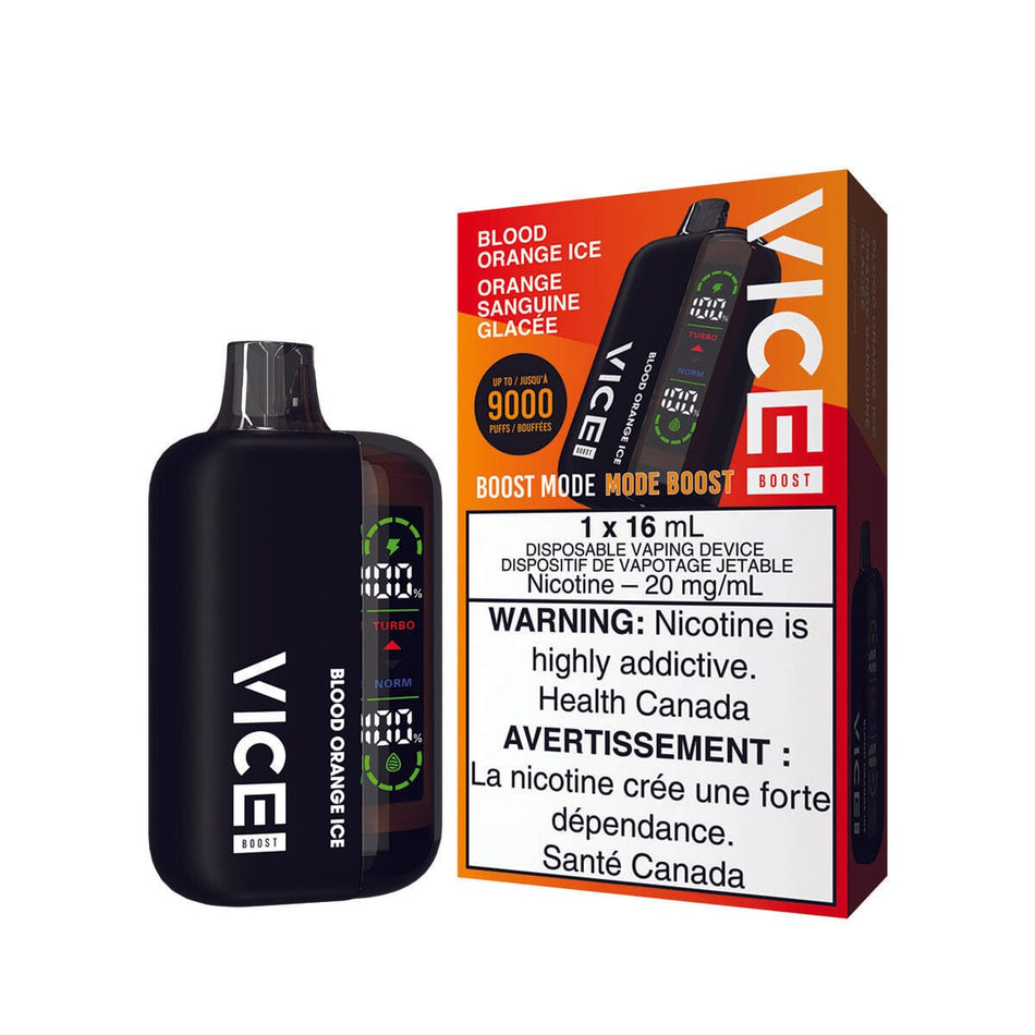 Vice Boost Blood Orange Ice Disposable Vape Pen Disposable Vice