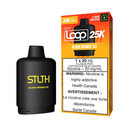 STLTH Loop 25K Blood Orange Ice Disposable Vape Pod Disposable STLTH