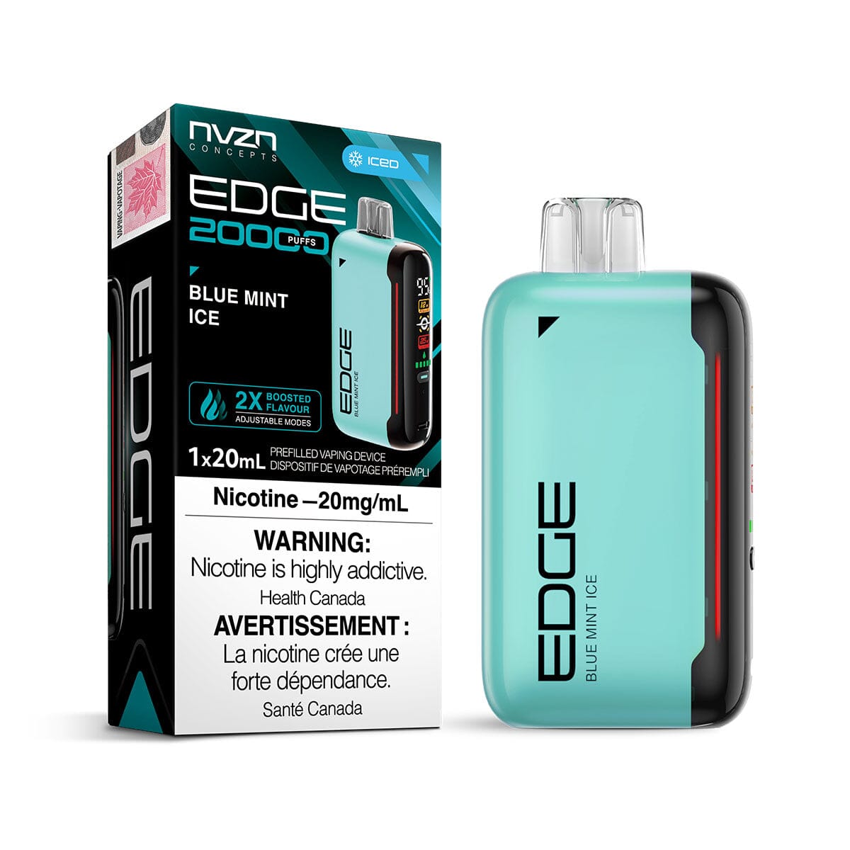 Edge by NVZN 20K Blue Mint Disposable Vape Disposable NVZN