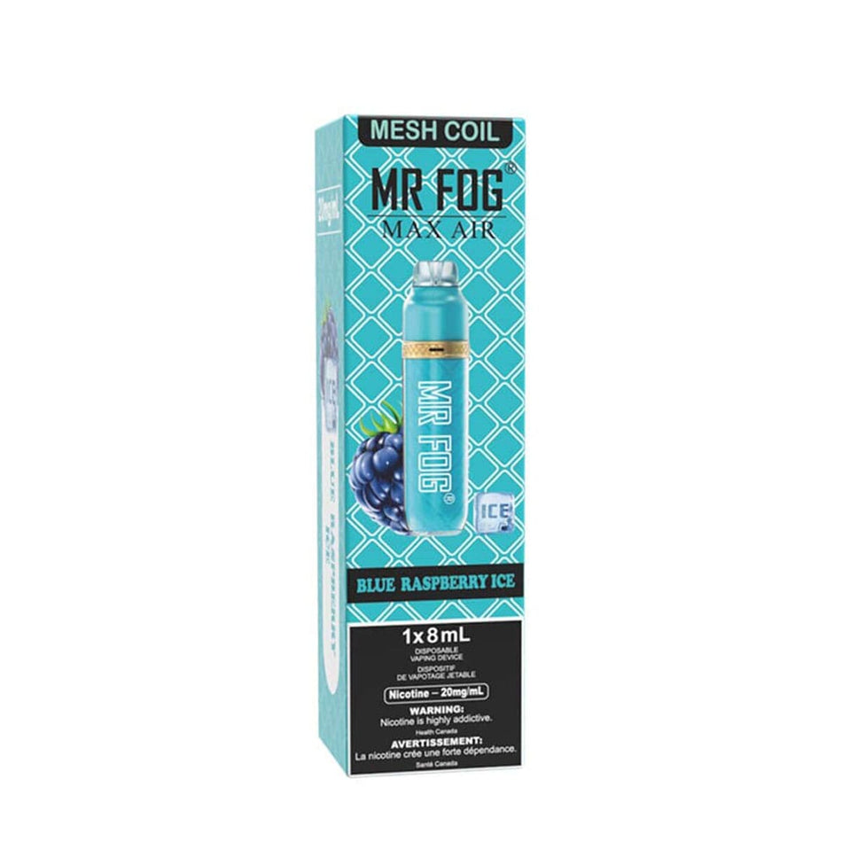 Mr. Fog Max Air Blue Raspberry Ice Disposable Vape Pen Disposable Mr. Fog Max Air
