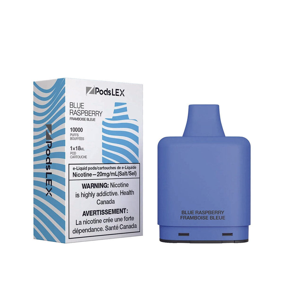 Z Pods LEX Blue Raspberry Disposable Vape Pod Disposable Z Pods