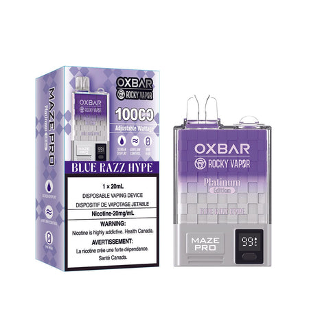 Oxbar Maze Pro Blue Razz Hype Disposable Vape Pen Disposable Oxbar