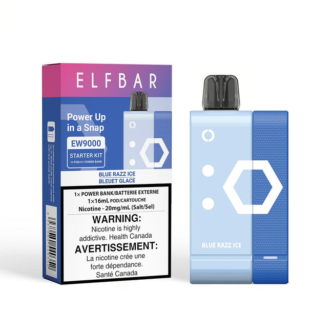 Elf Bar EW9000 Blue Razz Ice Disposable Starter Kit Disposable Elf Bar 