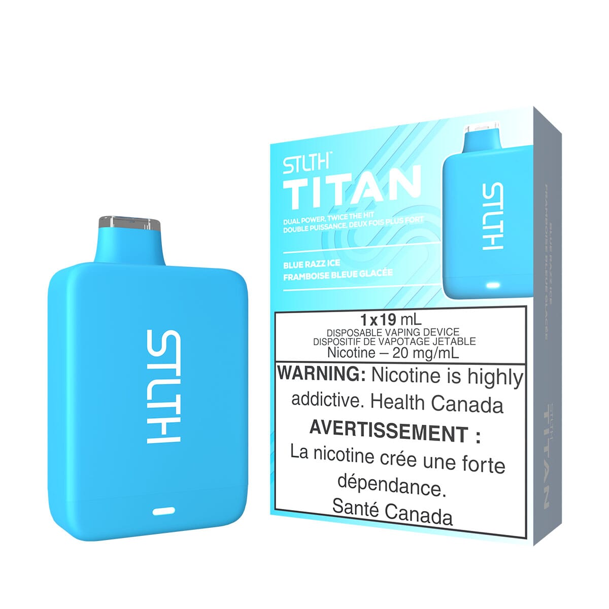 STLTH Titan Blue Razz Ice Disposable Vape Pen Disposable STLTH
