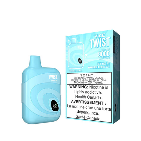 Vice Twist Blue Razz Ice Disposable Vape Pen Disposable Vice
