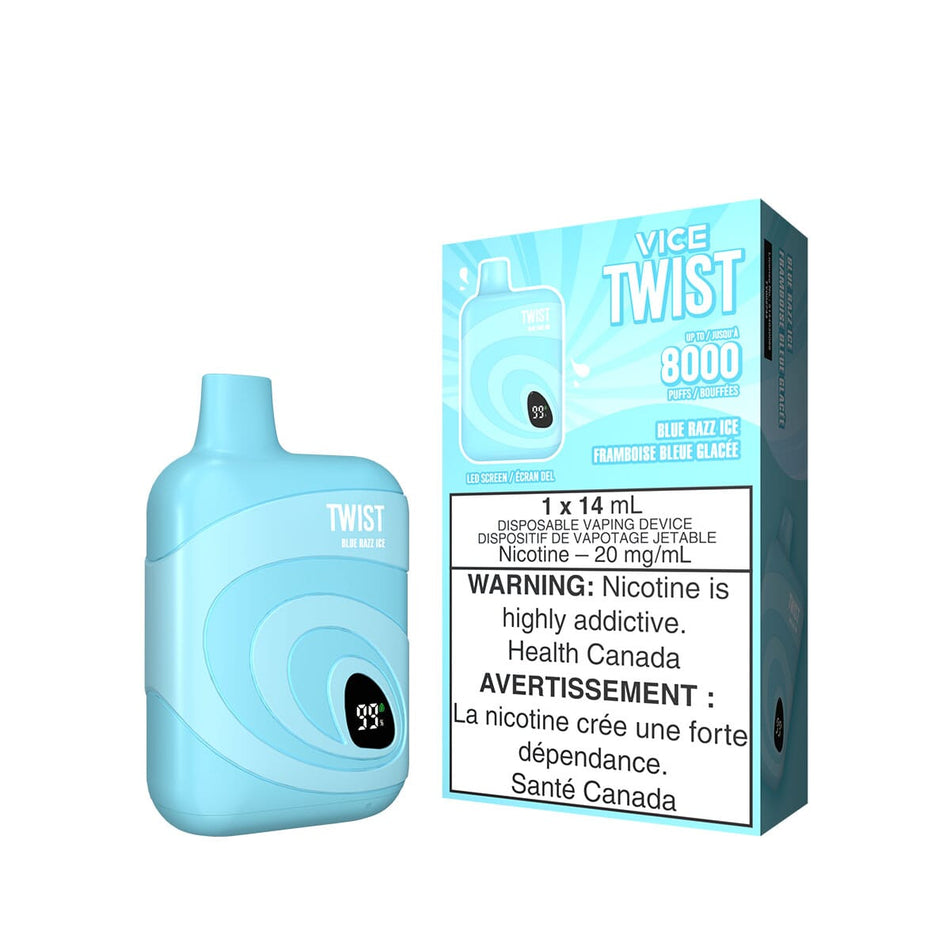 Vice Twist Blue Razz Ice Disposable Vape Pen Disposable Vice