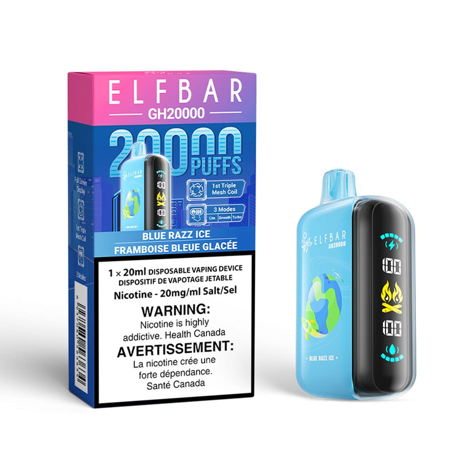Elf Bar GH20K Blue Razz Ice Disposale Vape Disposable Elf Bar
