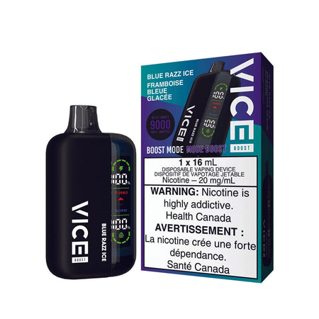 Vice Boost Blue Razz Ice Disposable Vape Pen Disposable Vice