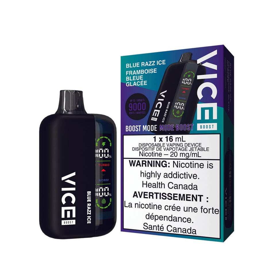 Vice Boost Blue Razz Ice Disposable Vape Pen Disposable Vice