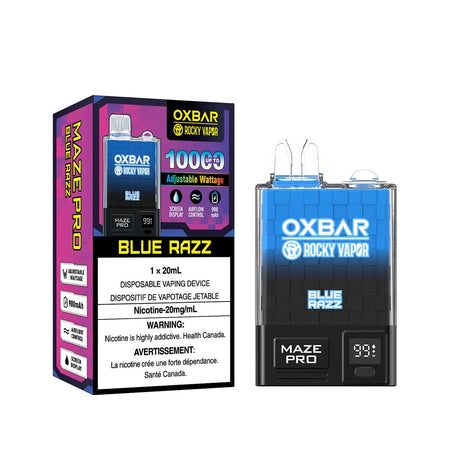Oxbar Maze Pro Blue Razz Disposable Vape Pen Disposable Oxbar