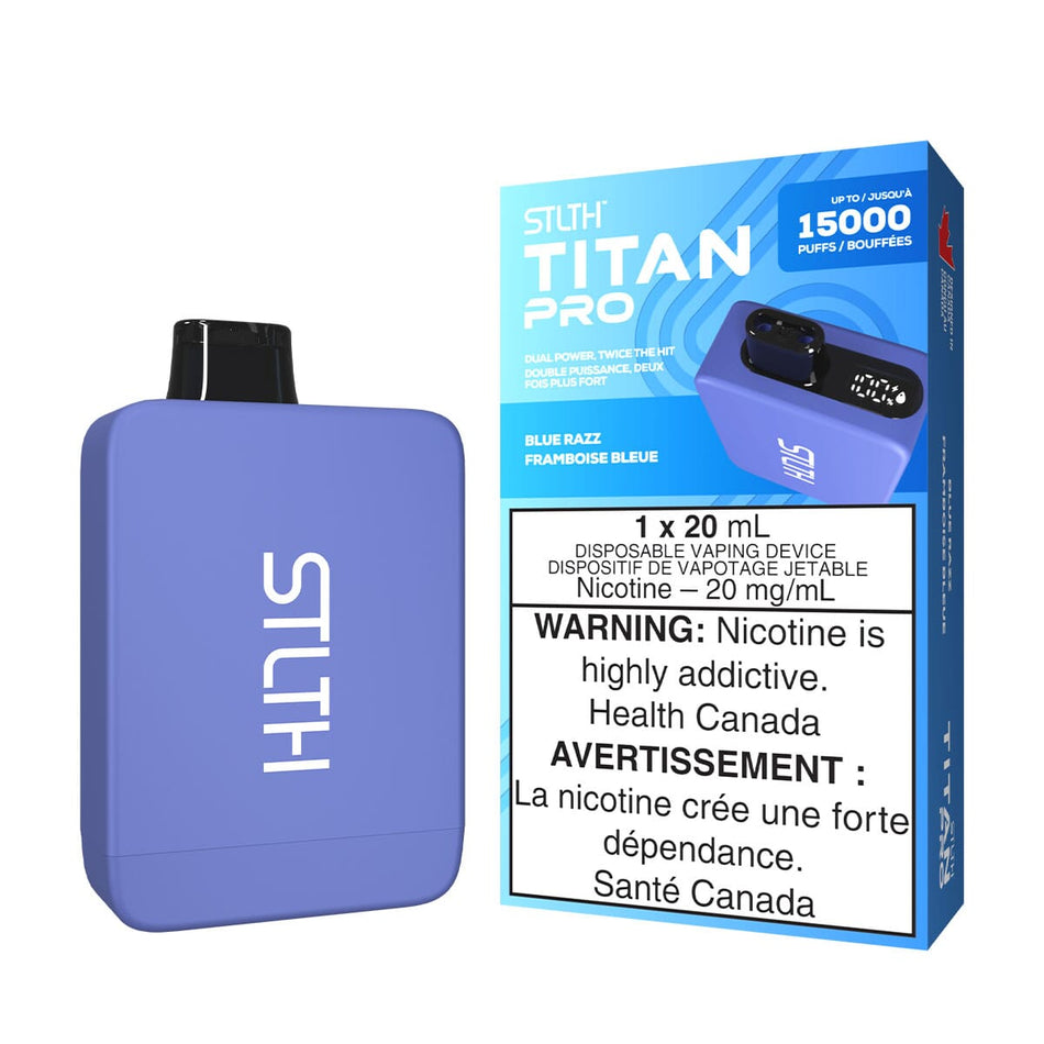 STLTH Titan Pro Blue Razz Disposable Vape Disposable STLTH