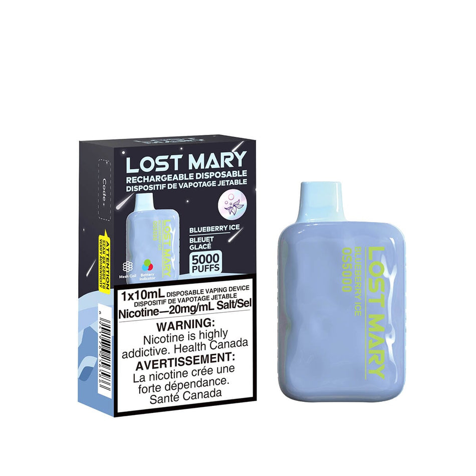 Lost Mary OS5000 Blueberry Ice Disposable Vape Pen Disposable Lost Mary