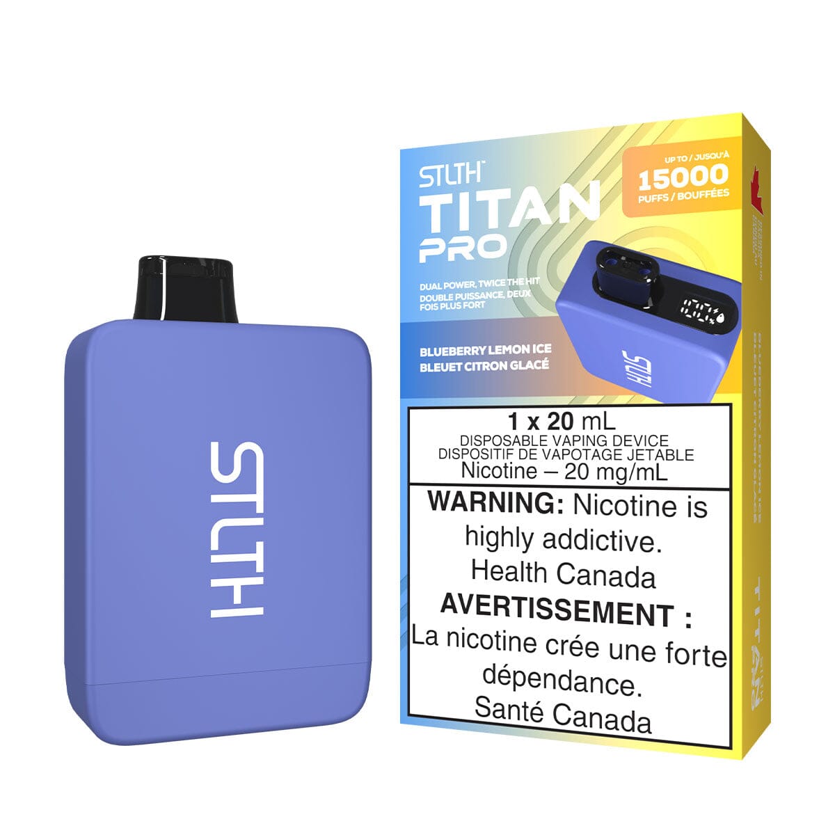 STLTH Titan Pro Blueberry Lemon Ice Disposable Vape Disposable STLTH