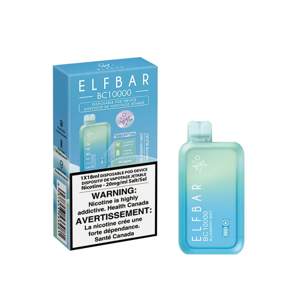 Elf Bar BC10K Blueberry Mint Disposable Vape Pen Disposable Elf Bar