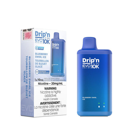 Drip'n EVO 10K Blueberry Swirl Ice Disposable Vape Pen Disposable Drip'n
