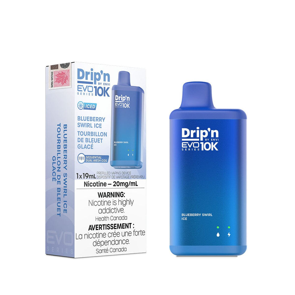 Drip'n EVO 10K Blueberry Swirl Ice Disposable Vape Pen Disposable Drip'n