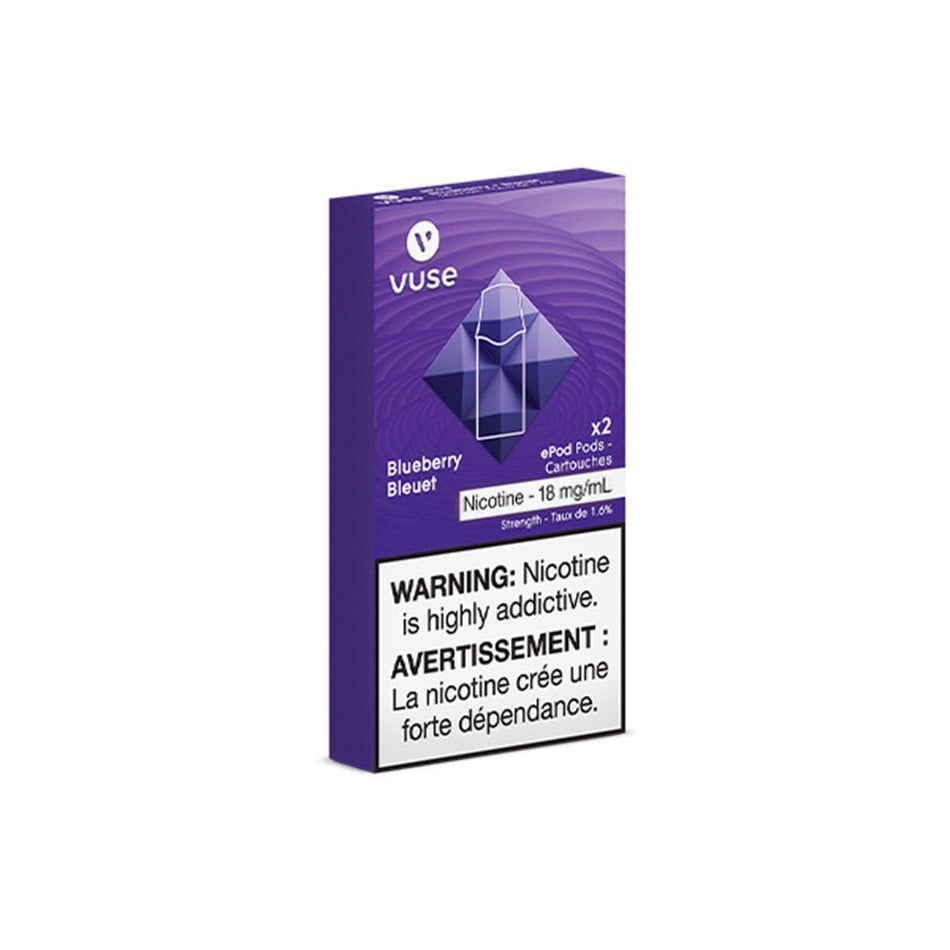 Vuse Blueberry Vape Pods Pre-filled Pod Vuse