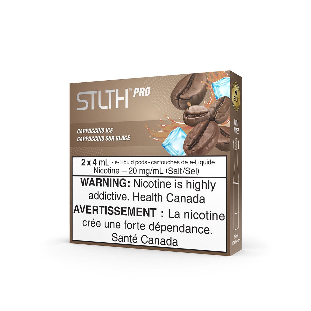 STLTH Pro Cappuccino Ice Vape Pods Pre-Filled Pod STLTH