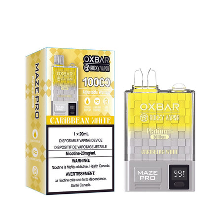 Oxbar Maze Pro Caribbean White Disposable Vape Pen Disposable Oxbar