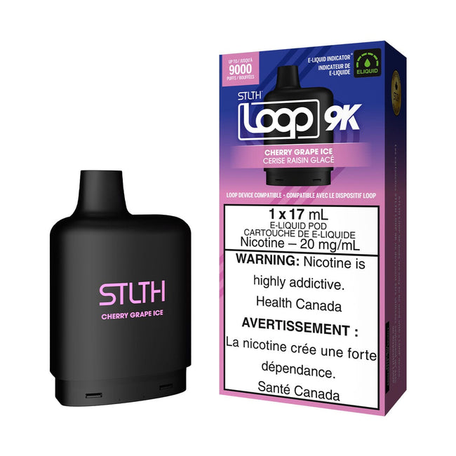 STLTH Loop 2 Cherry Grape Ice Disposable Vape Pod Disposable Loop 2 