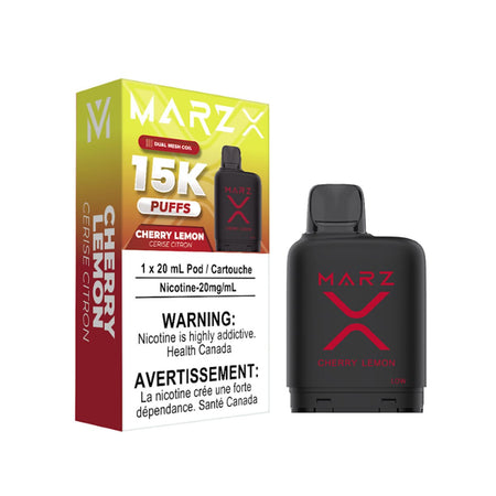 Marz X 15K Cherry Lemon Disposable Pod Disposable Marz
