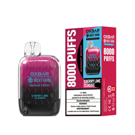 Oxbar G8000 Cherry Lime Classic Disposable Vape Pen Disposable Oxbar
