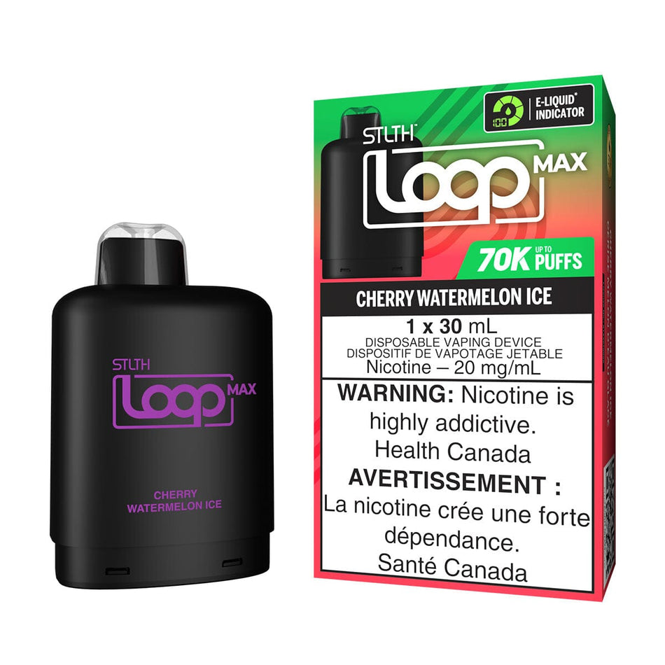 STLTH Loop MAX Cherry Watermelon Ice Disposable Vape Pod Disposable STLTH