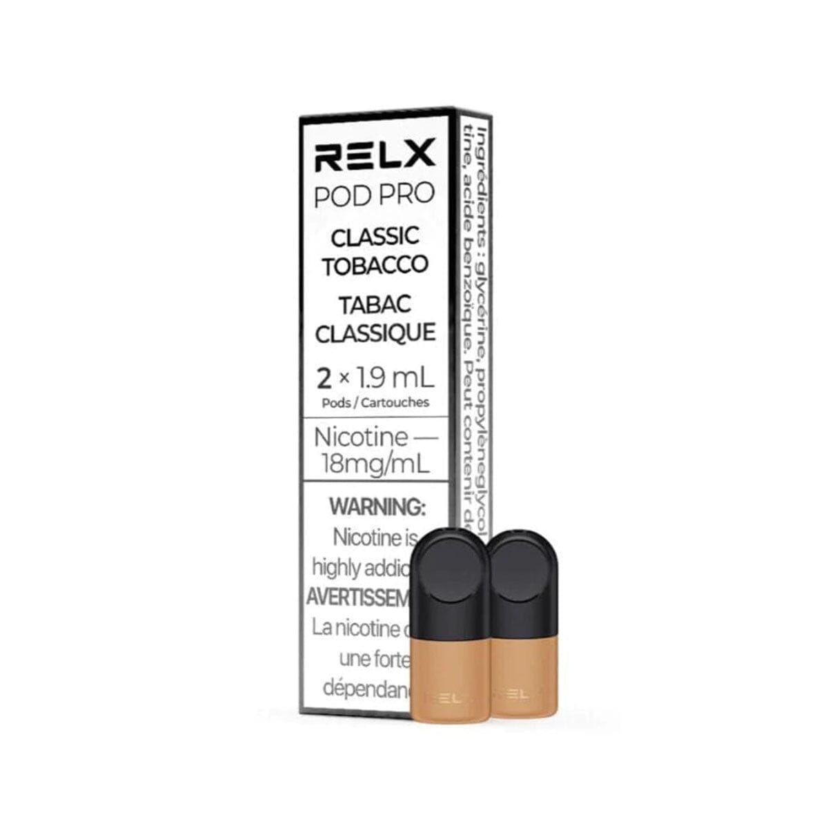 Relx Pod Pro Classic Tobacco Vape Pods Pre-filled Pod Relx Pod Pro